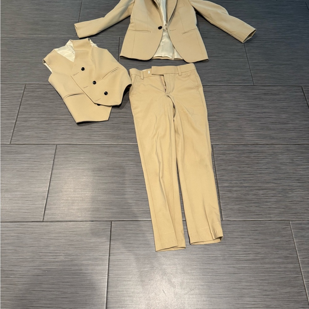 Stylish Tan Suit Set
